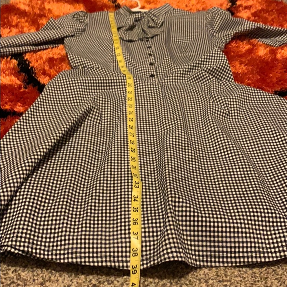 Miusol Black White Gingham‎ Retro Dress Stretchy EUC XL - Picture 12 of 12